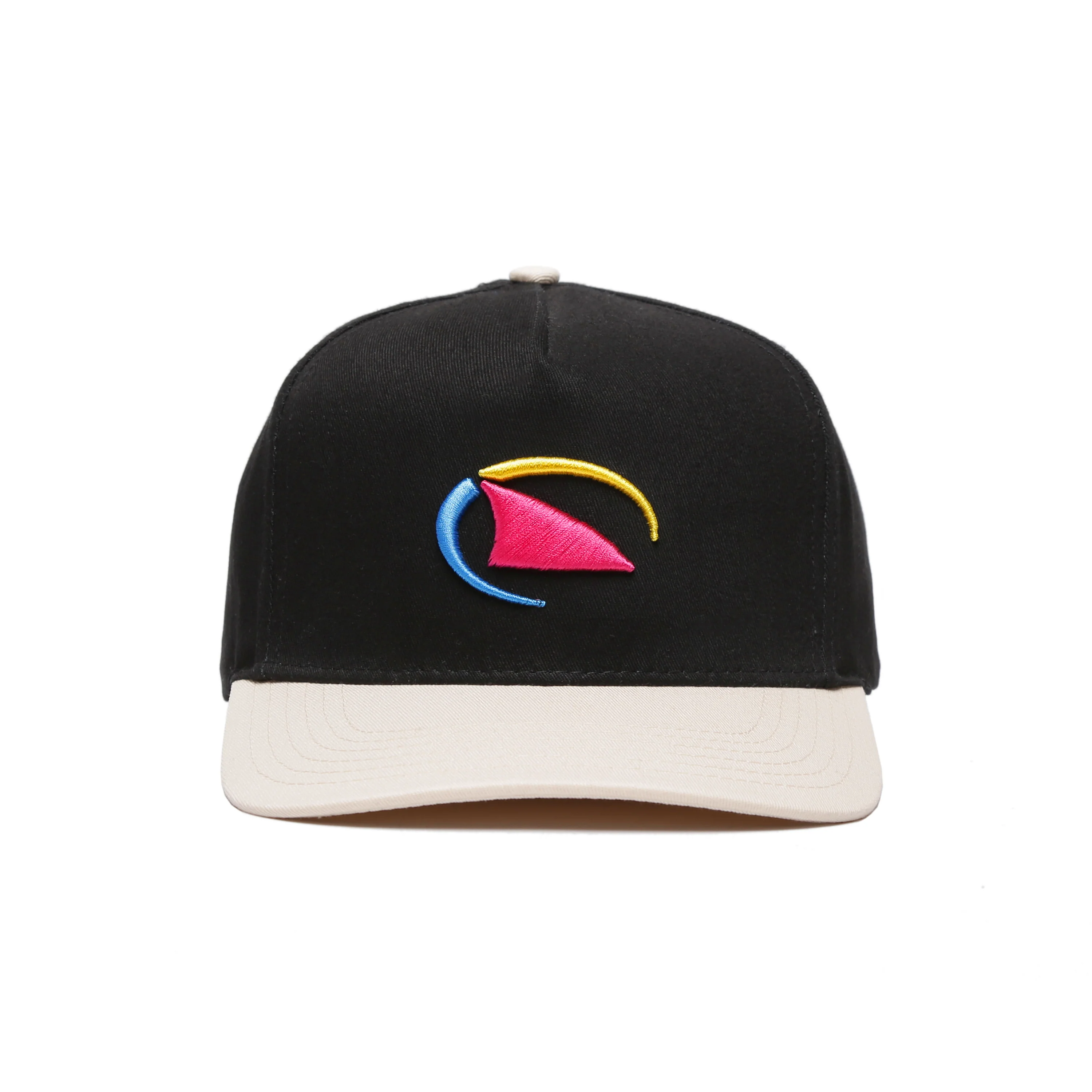 Shark Fin Twill Snapback Hat Storm Cloud - Image 2