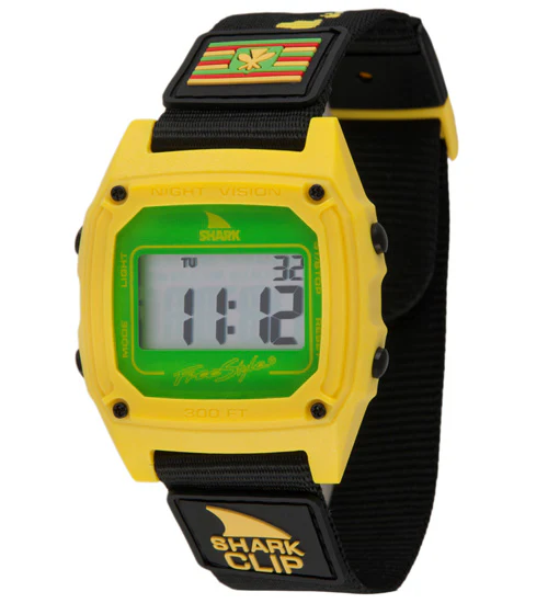 Shark Classic - Strap Kit - Clip - HAWAII BLACK/YELLOW - Image 2