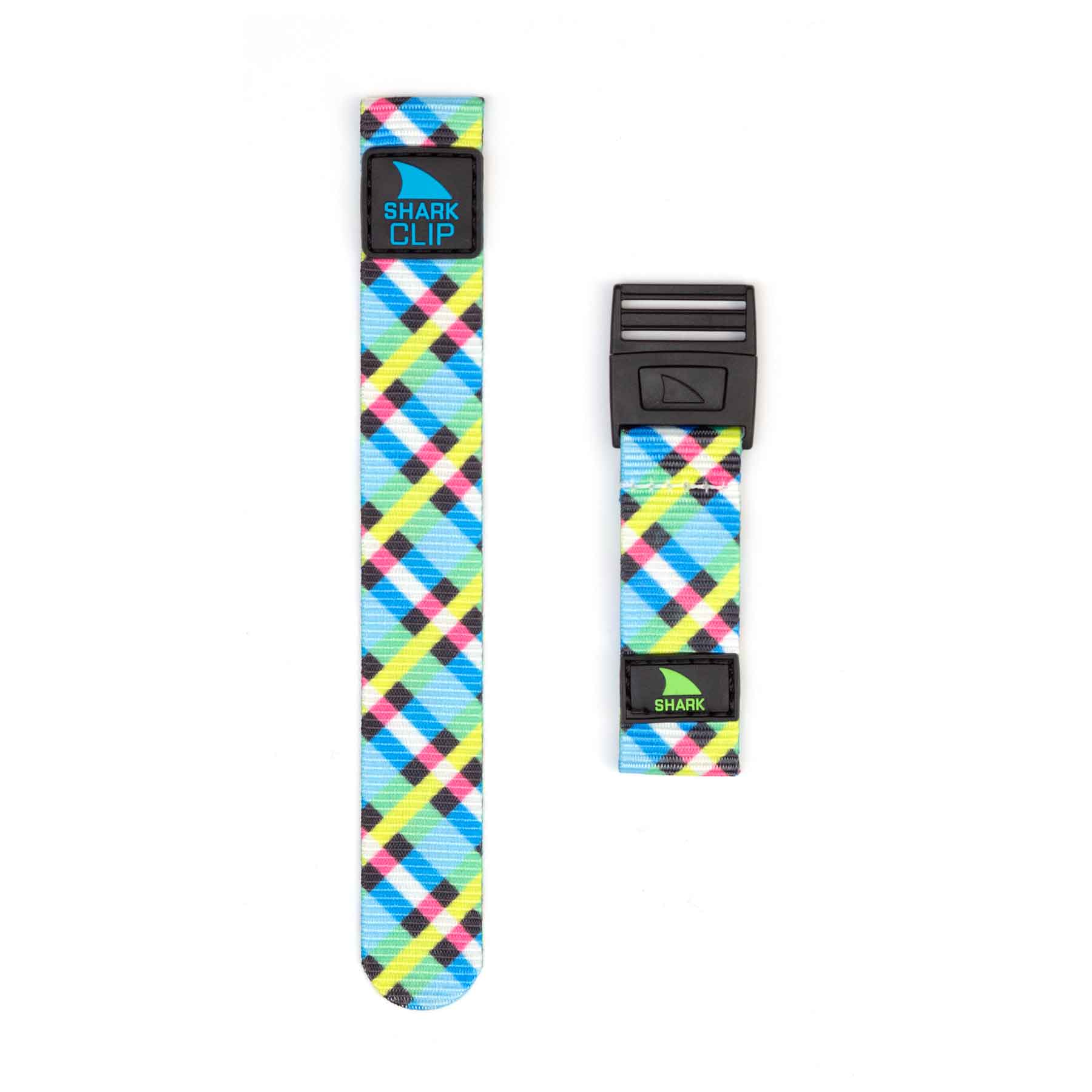 Shark Classic - Strap Kit - Clip - Neon Plaid