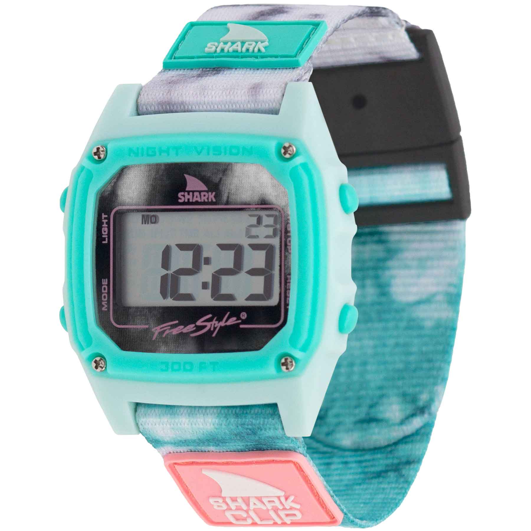 Shark Classic - Strap Kit - Clip - Tie Dye Aqua Cloud - Image 2