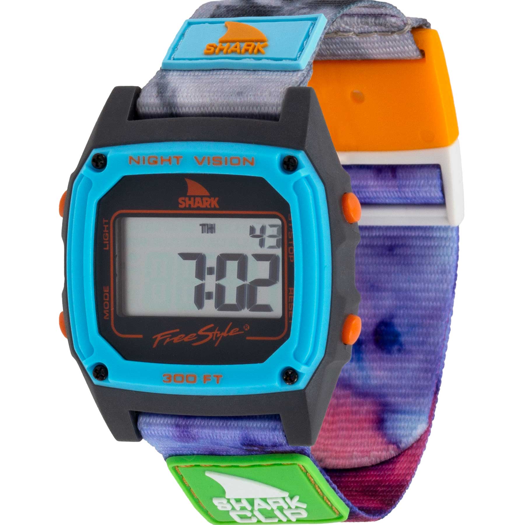 Shark Classic - Strap Kit - Clip - Tie Dye Magenta Blue - Image 2