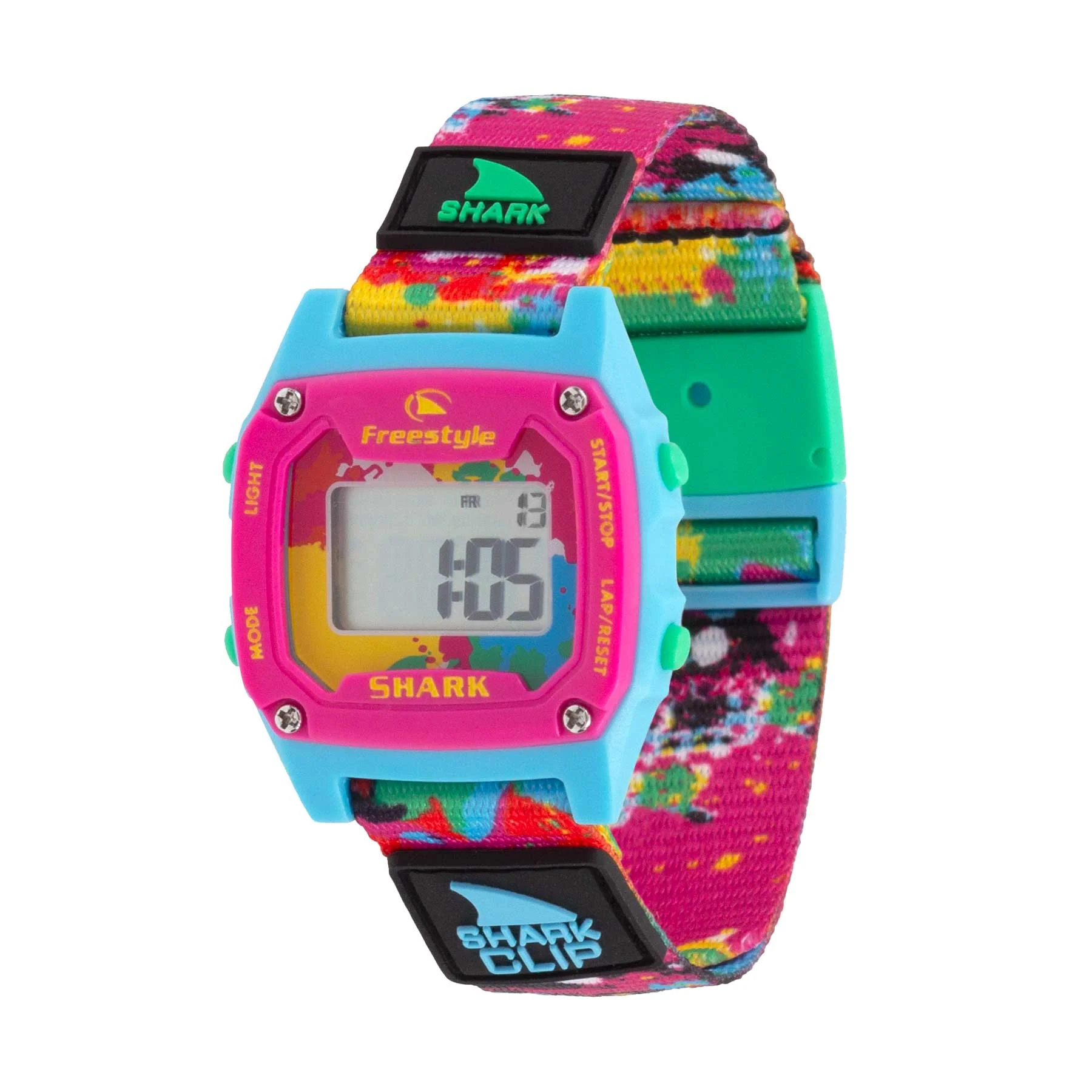 Shark Mini - Strap Kit - Clip - Neon Splatter - Image 2